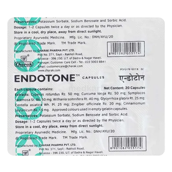 endotone capsule 20's